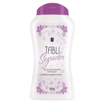 Imagem de Kit 12 Talco Desodorante Perfumado Tabu Segredos 100G - Dana