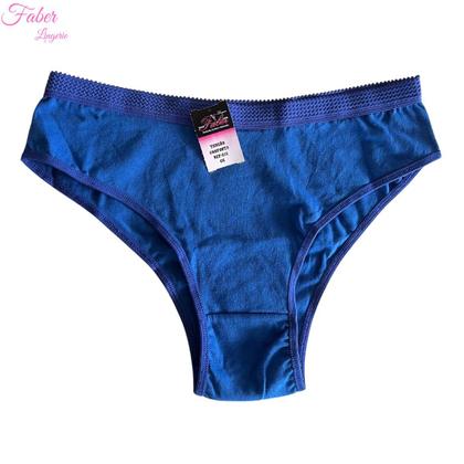 Imagem de Kit 12 Tangas Calcinhas 100% algodão Tangão Cotton Faber