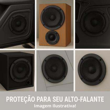 Imagem de Kit 12 Telas Alto Falante 6 Polegadas Com Parafusos Proteção