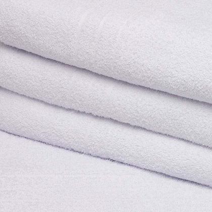 Imagem de Kit 12 Toalhas de Banho Para Hotel Cristal Reforçada Atacado - Branca