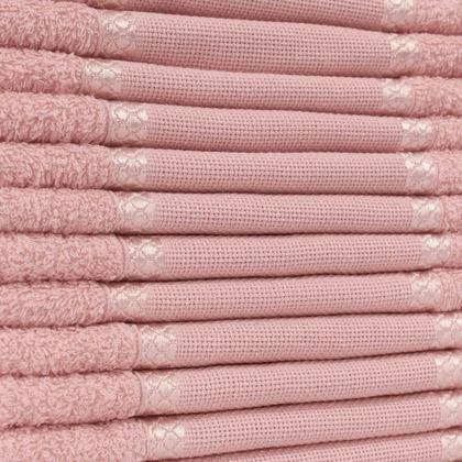 Imagem de Kit 12 Toalhas Lavabo Belíssima Bordar Ponto Cruz Perfeito Estilo