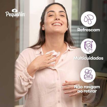 Imagem de Kit 12 Toalhas Umedecidas Pequeñin Aloe Vera 50un cada