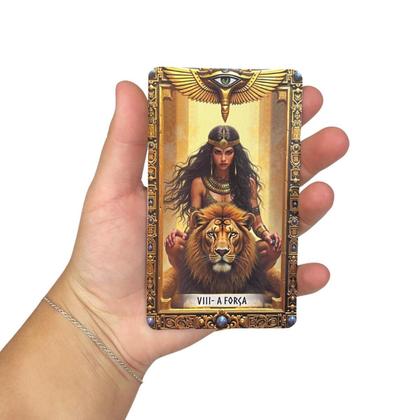 Imagem de Kit 12 Tradicional Tarô Egípcio Arcanos Maiores 22 Cartas