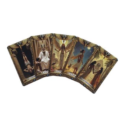 Imagem de Kit 12 Tradicional Tarô Egípcio Arcanos Maiores 22 Cartas