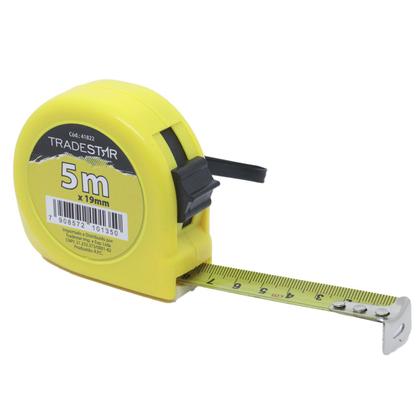 Imagem de Kit 12 Trena Aço Metal 5m Bolso Básica Fita Com Trava