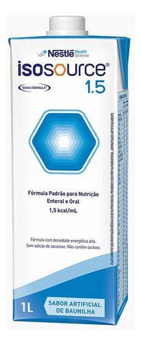 Imagem de Kit 12 Un Isosource 1.5 1000ml - Nestlé Sabor Baunilha