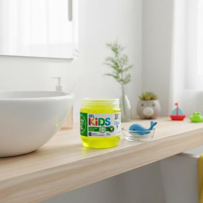 Imagem de Kit 12 Unidades Gel Fixador Capilar Kids Dagua Natural Hair Sem Álcool Vegano 240g