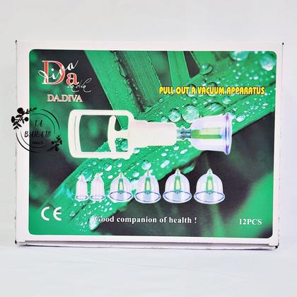 Imagem de Kit 12 Ventosas Terapêuticas Ventosaterapia Acupuntura Vácuo