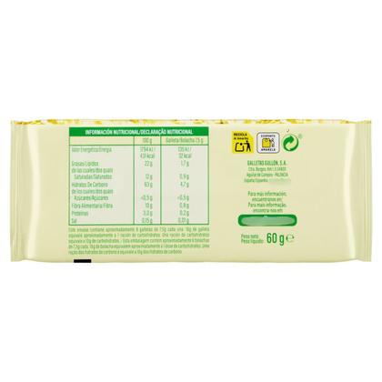 Imagem de Kit 12 Wafer Importado Baunilha Gullon 60 Gramas Sem Açúcar