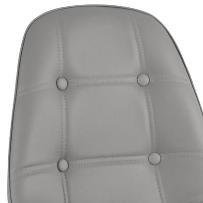 Imagem de KIT - 12 x cadeiras estofadas Eames Eiffel Botonê - Base de madeira clara