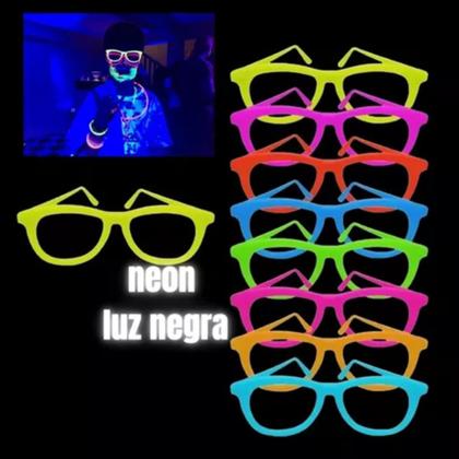 Imagem de Kit 120 Itens Festa Neon Brilha Balada Aniversário Festa