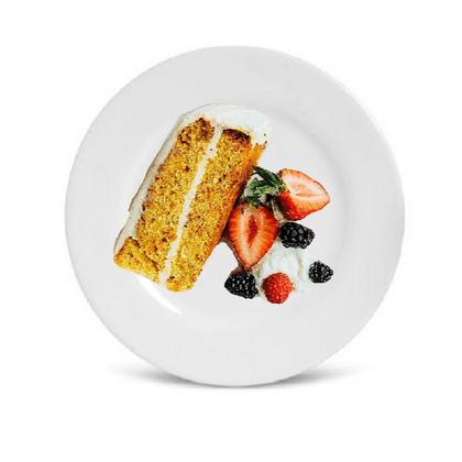 Imagem de Kit 120 Pratos em Melamina Para Sobremesa 17,5cm Restaurante
