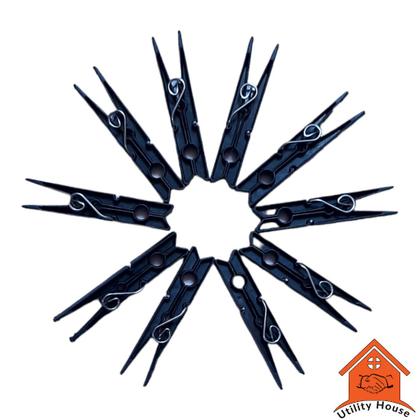 Imagem de KIT 120 Unidades de  prendedor pregador plástico de roupa super resistente  001