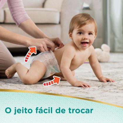 Imagem de Kit 128 Fraldas Pampers Premium Care Pants Top Tamanho XG
