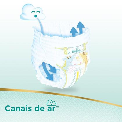 Imagem de Kit 128 Fraldas Pampers Premium Care Pants Top Tamanho XG