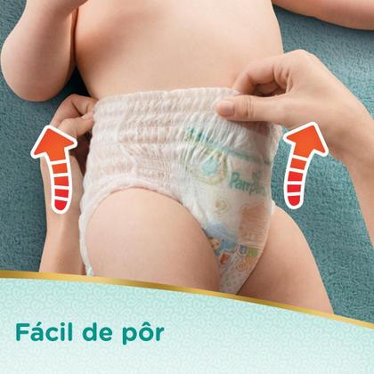 Imagem de Kit 128 Fraldas Pampers Premium Care Pants Top Tamanho XG