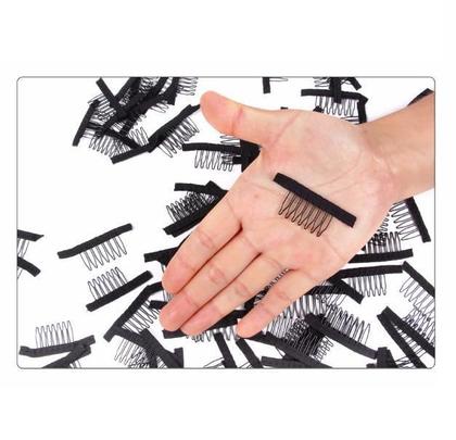Imagem de Kit 12U Pente Para Touca De Confecção De Peruca Front Lace
