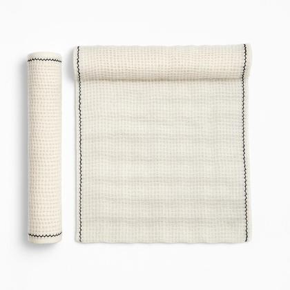 Imagem de Kit 12un Faixa Curativo Atadura Crepe Algodão 13 Fios Alta Qualidade Absorção Elasticidade