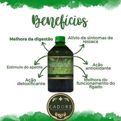 Imagem de Kit 12und cha digestivo amargo mix vita plus 500 ml cha verde camomila hortela cadore