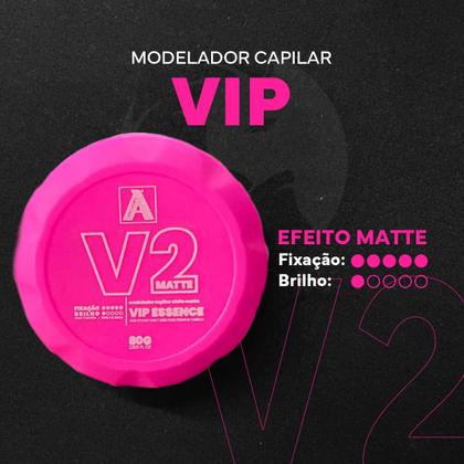 Imagem de Kit 12x Pasta Cabelo Matte Vip Essence V2 80g Alfa Look's