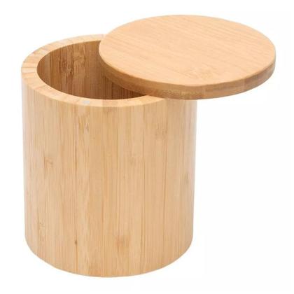 Imagem de Kit 12X Potes Multiúso De Bambu Com Tampa Cozinha Mantimento