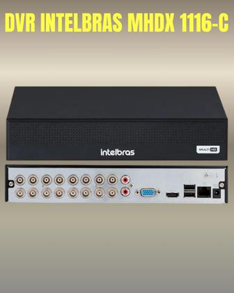 Imagem de Kit 13 Câmeras Intelbras Multi Hd 1120b Dvr 16 Canais