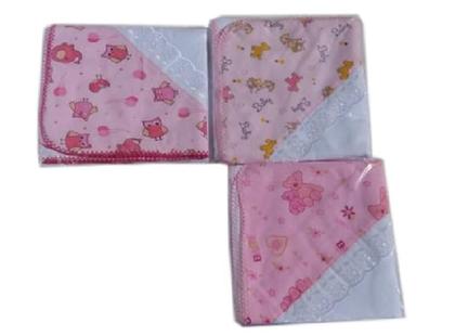 Imagem de Kit 13 Fralda 1 Cueiro 1 Toalha Capuz 1 Travesseiro Menina