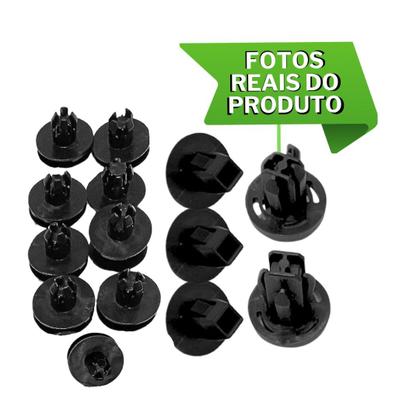 Imagem de Kit 14 Pcs Grampo Presilha Parabarro Civic 2013 14 15 16 17