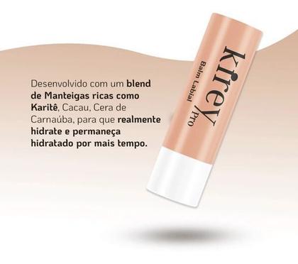 Imagem de Kit 15 Balm Hidratante Labial Cereja 3,5g Kirey Pro - Vegano