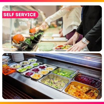 Imagem de Kit 15 Bandeja Self Service - PAI