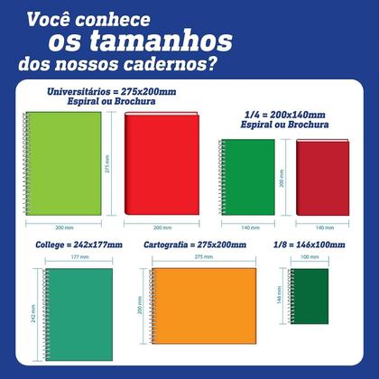 Imagem de Kit 15 Caderneta Espiral Pequena Anotações 1/8 D+ 96 Folhas Capa Flexível Tilibra