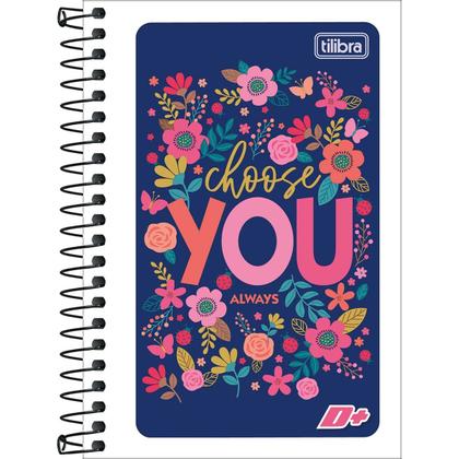 Imagem de Kit 15 Caderneta Espiral Pequena Anotações 1/8 D+ 96 Folhas Capa Flexível Tilibra