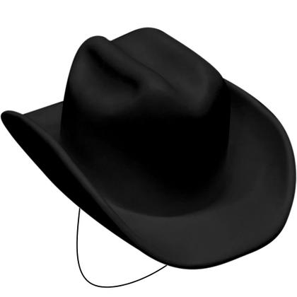 Imagem de Kit 15 Chapéus Preto Vaqueiro Cowboy Atacado Revenda Festa