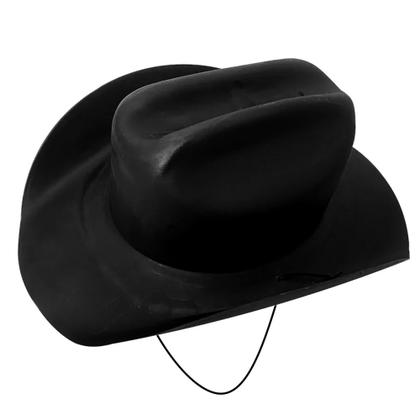 Imagem de Kit 15 Chapéus Preto Vaqueiro Cowboy Atacado Revenda Festa