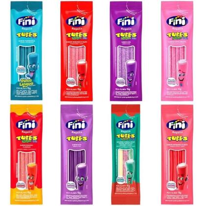 Imagem de Kit 15 Fini Sabores Variados Bala De Gelatina Pacotes 15g