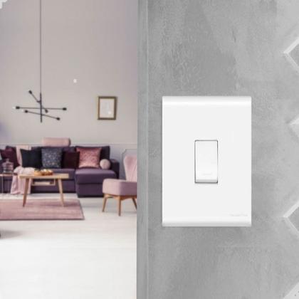 Imagem de Kit 15 Interruptor Simples Paralelo Embutir Liz Tramontina