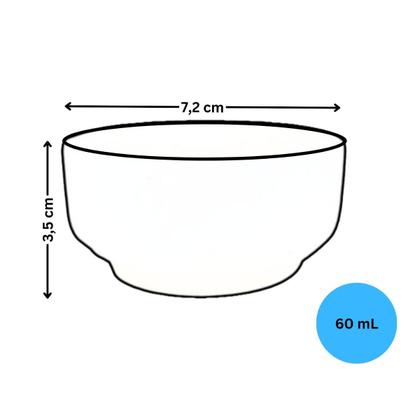 Imagem de Kit 15 Mini Manteigueira individual para Restaurante porcelana Preta 60mL Porta geléia para hotel