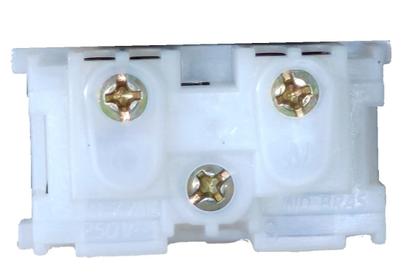 Imagem de Kit 15 modulo tomada 2p+t 10a 250v preto pezzi linha 50000