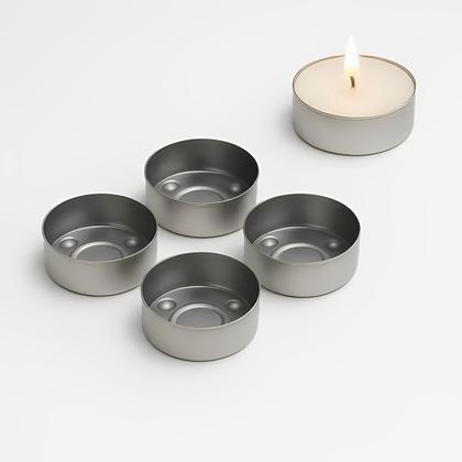 Imagem de Kit 15 Pacotes Forma Alumínio Vela Rechaud G Flutuantes com 12 Unidades