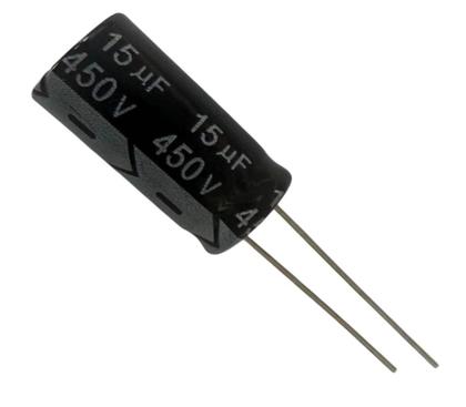 Imagem de Kit 15 pçs capacitor eletrolitico 15x450v 105 graus eletrolitico 15uf x 450v