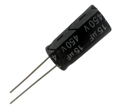 Imagem de Kit 15 pçs capacitor eletrolitico 15x450v 105 graus eletrolitico 15uf x 450v