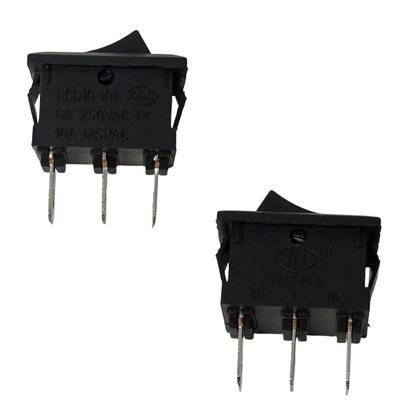 Imagem de Kit 15 Peças Interruptores Tic Tac Kcd1-102 2P 3T Abajures Leds Chaves Gangorra Tik Tak On Off Liga Desliga 3 Pinos