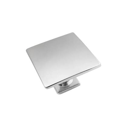 Imagem de Kit 15 Puxador Ponto Quadrado 30x23mm Cromado Para Gaveta