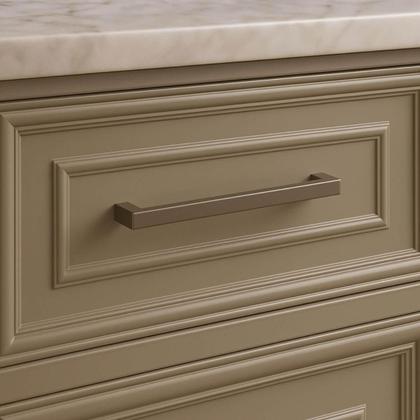 Imagem de Kit 15 Puxadores Alça Piauí Bronze 23cm Torralba Clássico Gavetas Armários Cômodas