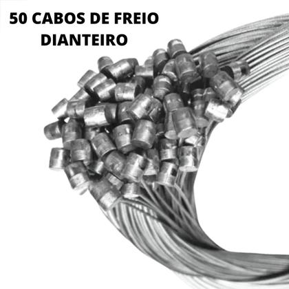 Imagem de Kit 150 Cabos De Aço Câmbio Traseiro Freio V-brake Dianteiro Marcha Bike1800mm 1.5mm Aço Reforçado Combo Bicicleta Longo Reforçado Aro 24 26 29 700