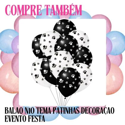 Imagem de Kit 153 Peças Patrulha Canina Arco Balão Festa Infantil