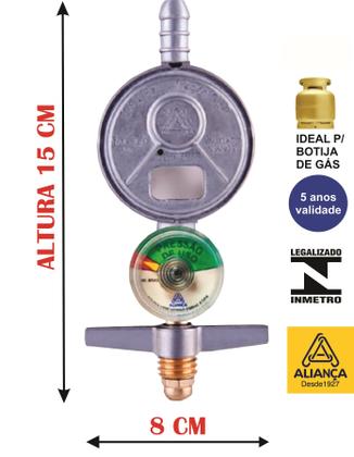 Imagem de Kit 1,5m Mangueira Metálica Dako Registro 505Visor Aliança