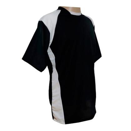 Imagem de Kit 16+1 de Camisas Esportivas TRB Preto/Branco