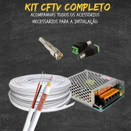 Imagem de Kit 16 Câmeras Intelbras 1120b Full Color, Dvr 16ch Mhdx 1016c Hd 2tb