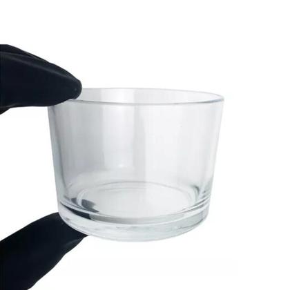 Imagem de Kit 16 Copos de Vidro 156ml Patê Para Decoração E Velas